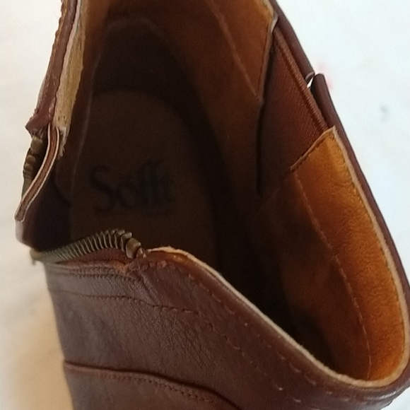 Sofft leather women's booties Brown size 7.5 - Picture 8 of 10